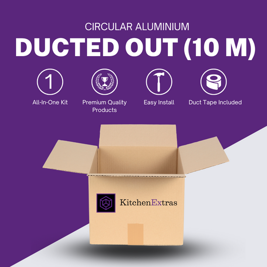 Circular Aluminium Ducted Out Hood (10 Metre) (DUCT KIT 5)