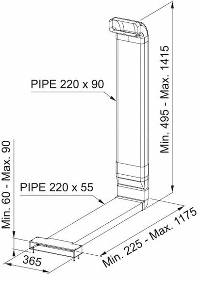 Galileo Recirculating Plinth Duct Kit