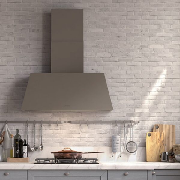 Faber Chloe XL 110cm Matt Grey Wall Cooker Hood - Image 2