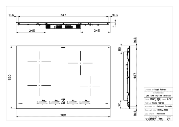 FCH 84 KL Grey Faber Induction Hob (Graded) (CB215) - Image 2