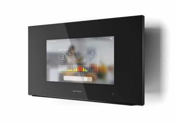 Faber K-Air 80cm Black Glass Wall Cooker Hood