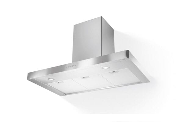 Stilo Isola 90cm Island Hood in Stainless Steel