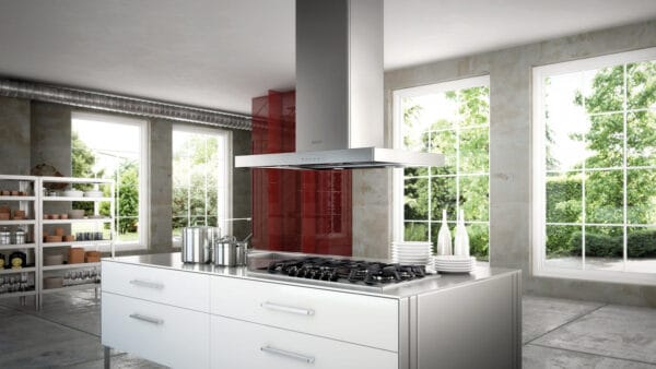 Stilo Isola 90cm Island Hood in Stainless Steel - Image 2