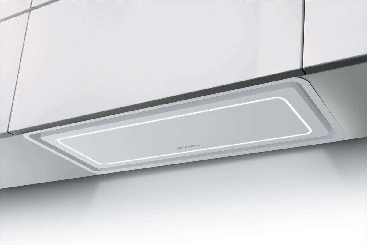 Faber In-Light 70cm Matt White Integrated Cooker Hood (Graded) (KX44) – A Powerful Integrated Kitchen Extractor