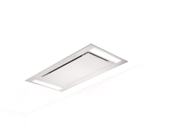 Faber Heaven Glass 2.0 90cm White Glass Ceiling Cooker Hood